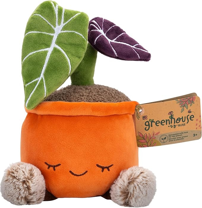 Russ Greenhouse 12-Inch Black Velvet Alocasia Plant Plush - Ultrasoft Official Jazwares Plush - A... | Amazon (US)