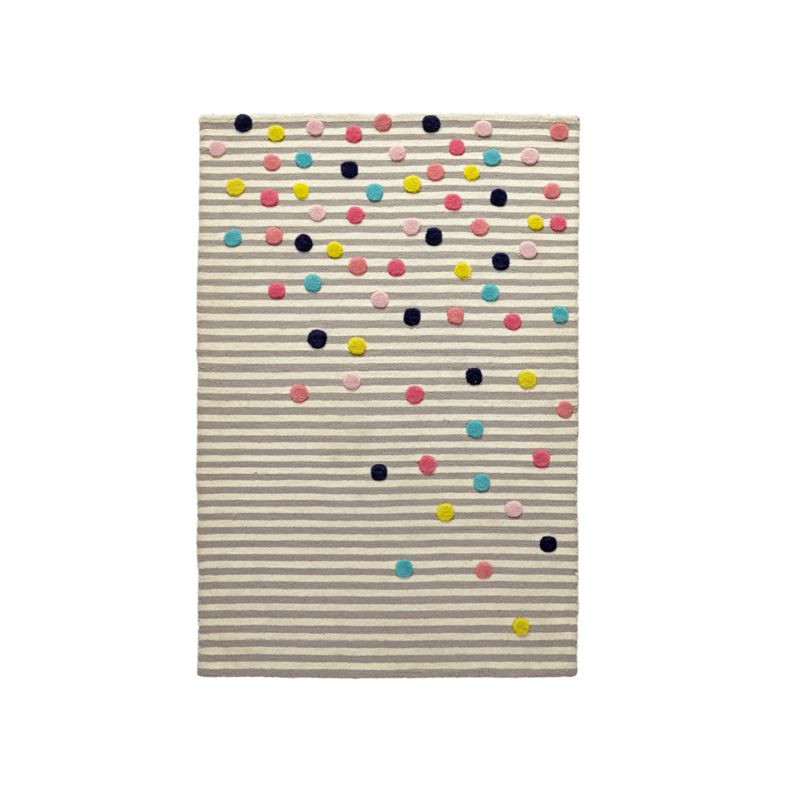 Sprinkles Colorful Stripe Kids Rug 4x6 + Reviews | Crate & Kids | Crate & Barrel