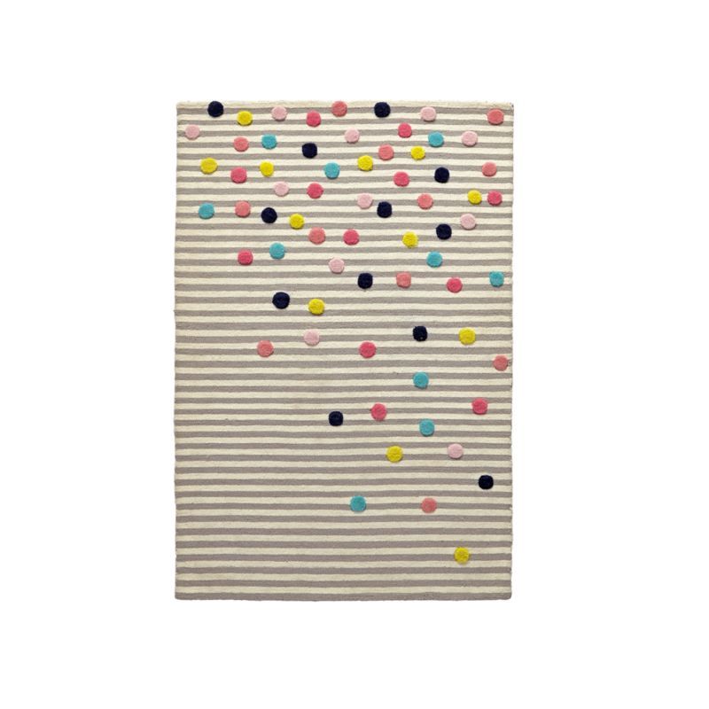 Sprinkles Colorful Stripe Kids Rug 4x6 + Reviews | Crate & Kids | Crate & Barrel