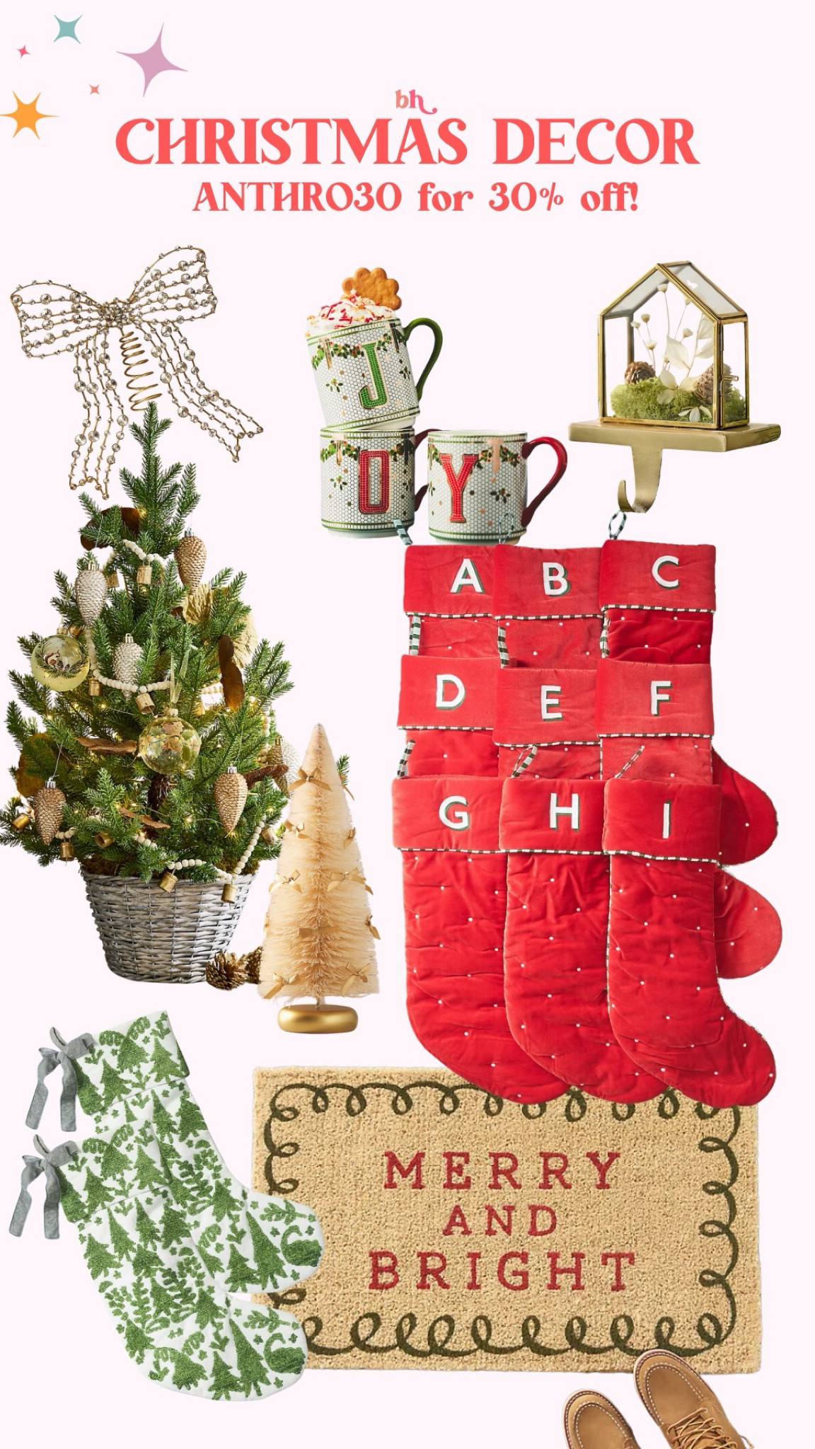 Christmas Decor favs from Anthropologie! 


Use code: ANTHRO30 for 30% off sitewide!

Gift guides, gifts for girls, gifts for guys, gifts for kids, gifts under, easy gifts, unique gifts, gift ideas, Christmas gifts

#LTKHome #LTKHoliday #LTKFindsUnder100