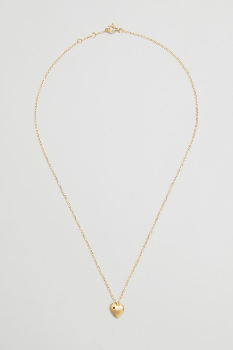 Halskette mit Herzanhänger | H&M (DE, AT, CH, NL, FI)