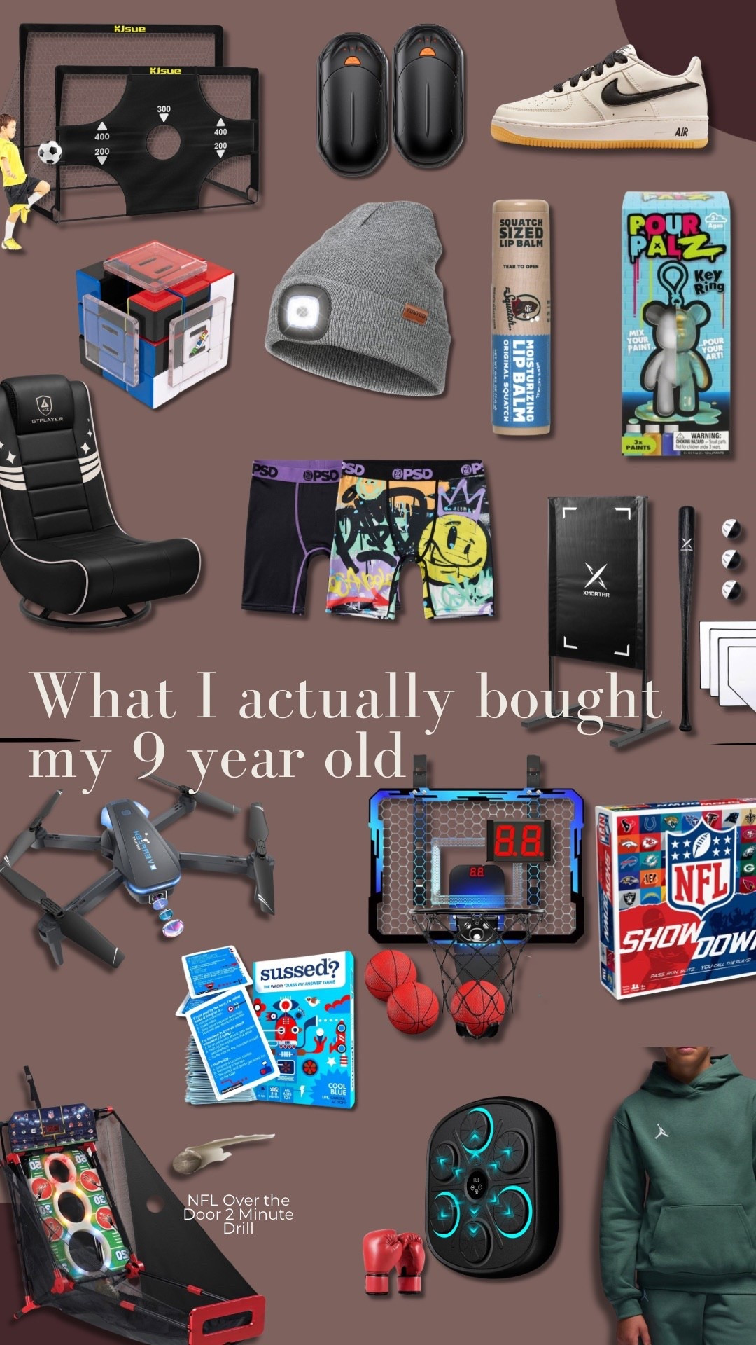 Gifts for tweens boys! What I bought my 9 year old son! Gaming chair, drone, basketball hoop, sticking stuffers and more!

#LTKHoliday #LTKKids #LTKGiftGuide