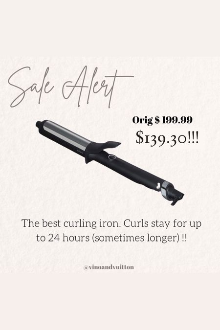 The best curling iron!!! On major sale! Curls last for days and super easy to use!!!

On sale $139.30!!!


#LTKbeauty #LTKGiftGuide #LTKHoliday