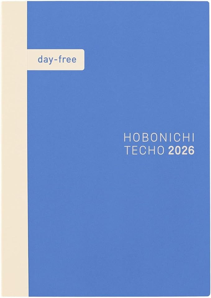 Hobonichi Techo 2026 Day-Free Book – A5, Japanese, Monthly, January start, Monday start | Amazon (US)