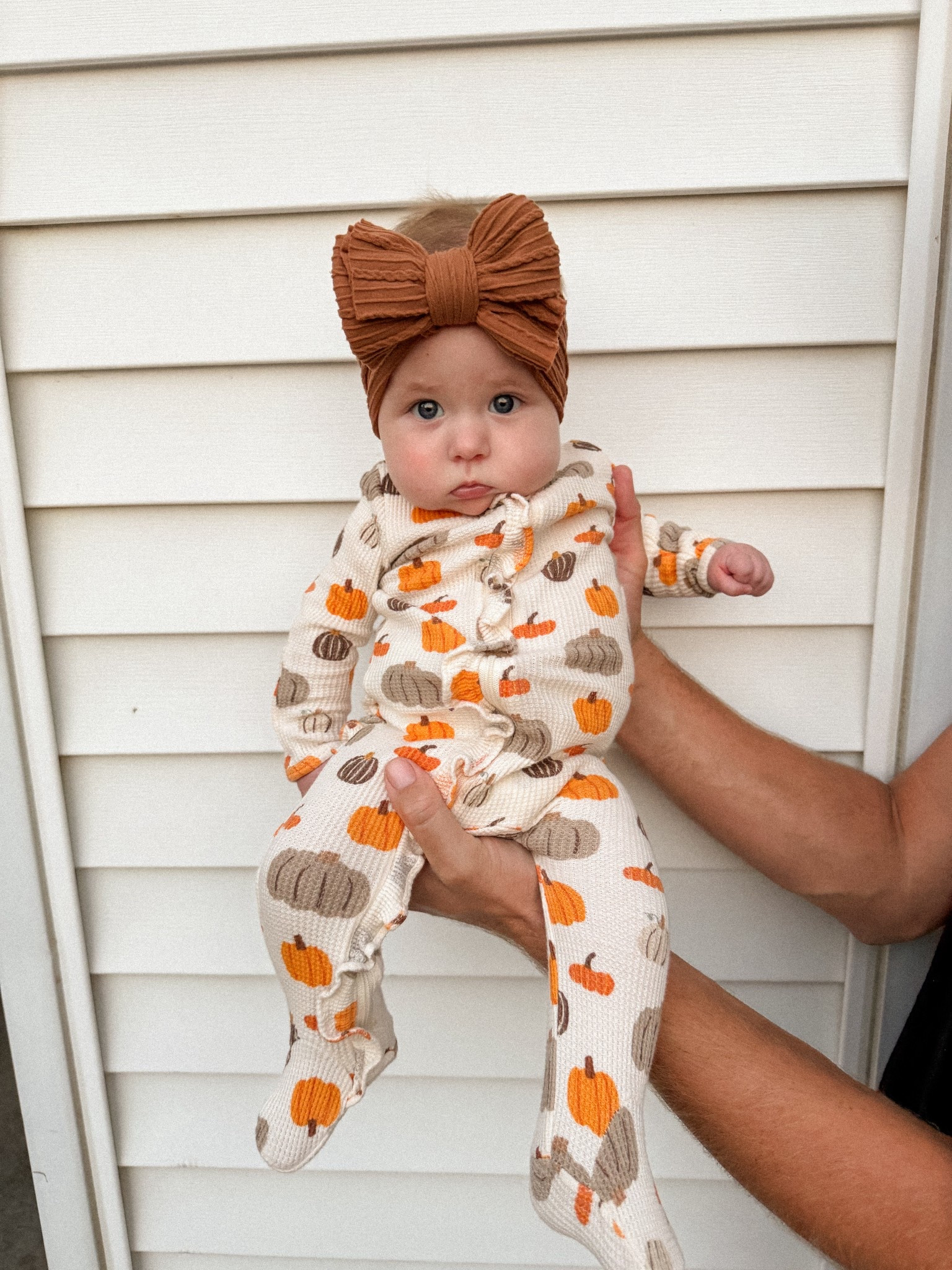 Nothing cuter than a baby girl with a big bow and big cheeks ☺️

#LTKBaby #LTKFamily #LTKHalloween