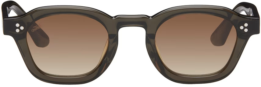 Gray Logos Sunglasses | SSENSE