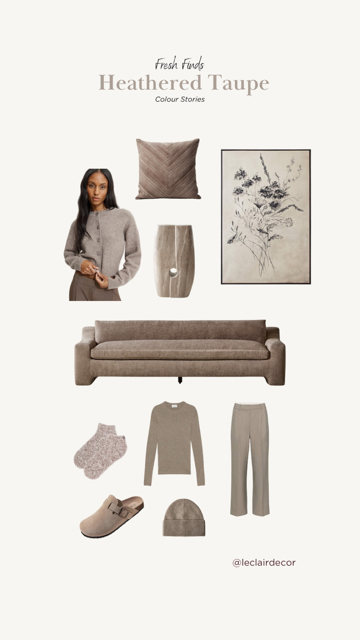 Heathered Taupe, Brown Melange 
A warm hug. However you see it. These pieces are 😍

#LTKStyleTip #LTKHome #LTKSeasonal