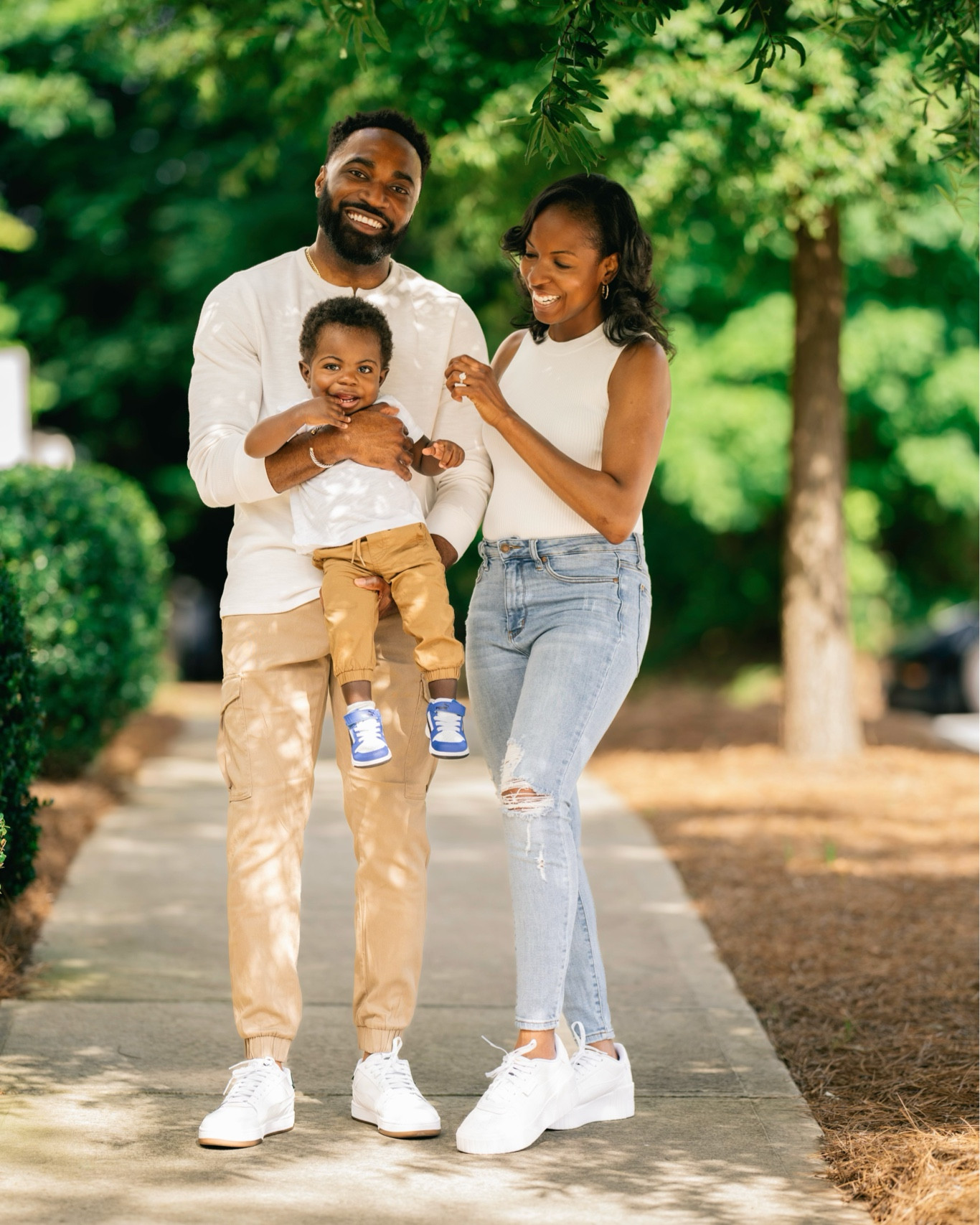 Back to school kicks for the whole family. Topped off this casual look with fresh @puma kicks from @DSW. Kicks are linked  

Can y’all believe school is back already?
—
#PumaPartner #MyDSW 
#ad 

#LTKmens #LTKstyletip #LTKkids