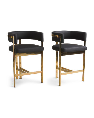 Set Of 2 Modern Bar Stool Chairs | TJ Maxx