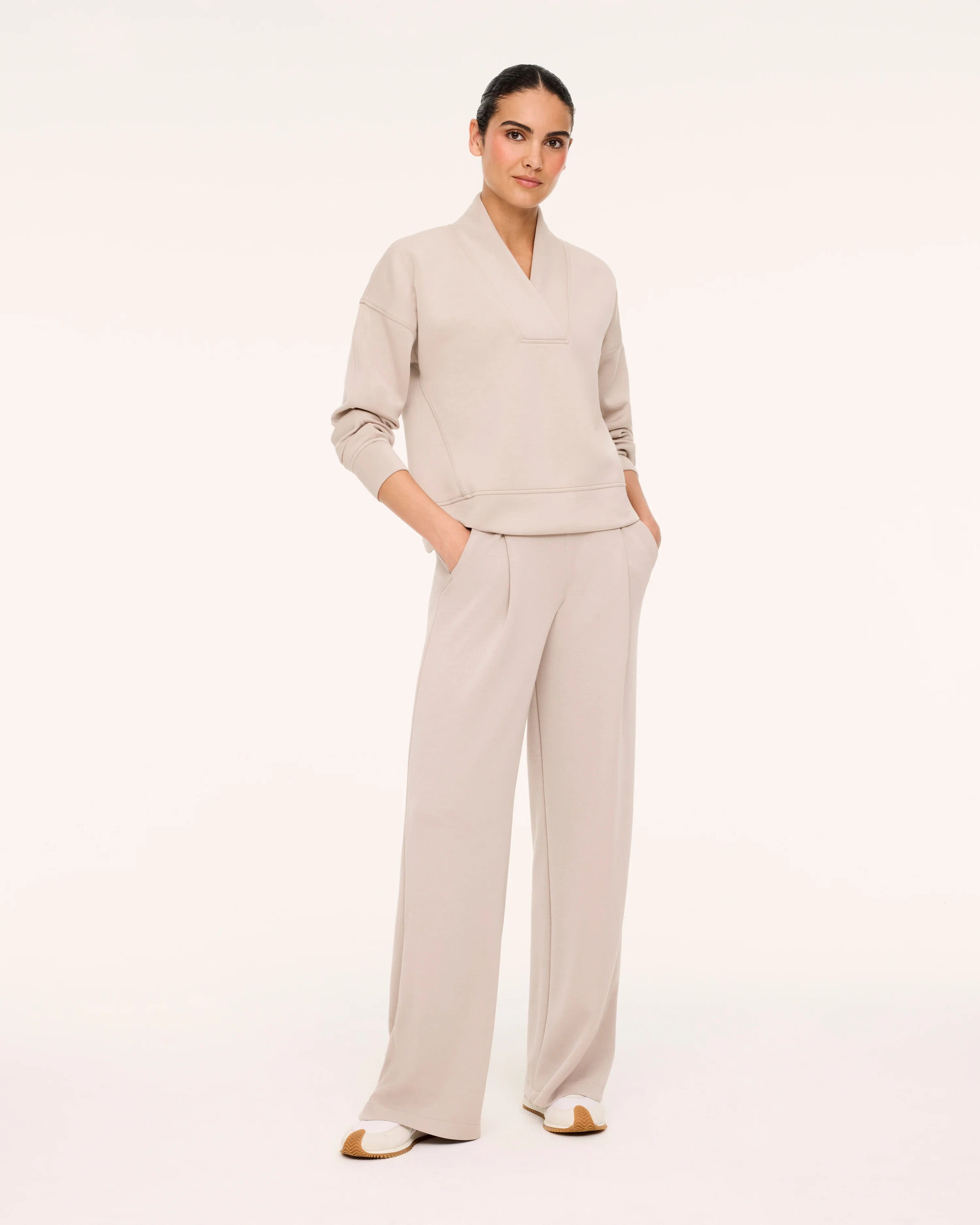 V-Neck Long Sleeve Top | Spanx