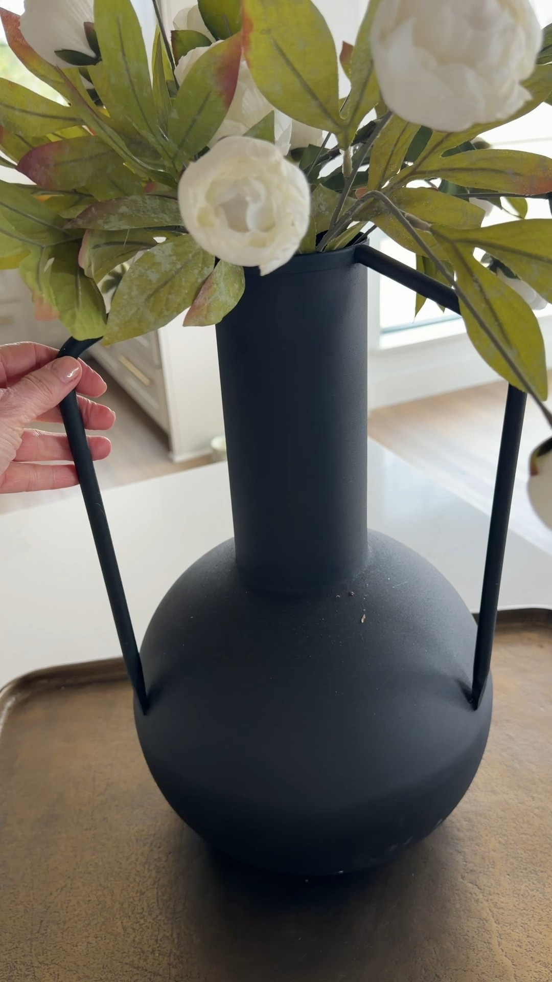 Modern metal vase on sale now 

#LTKHome #LTKSaleAlert