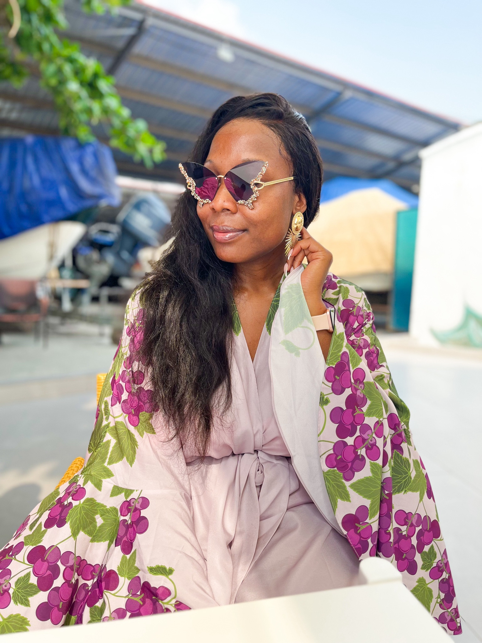 These shades look way more expensive than they are. They paired perfectly with my kimono robe!

#LTKmidsize #LTKtravel