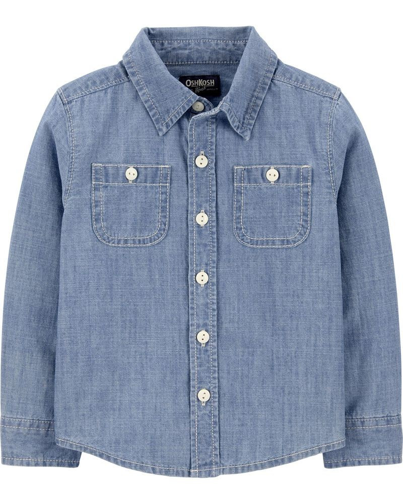 Chambray Double Pocket Shirt | Carter's