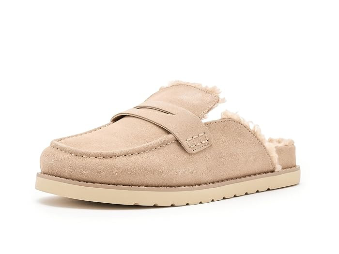 Dune London Goldys Women's Dress Flat Shoes Beige : 37 (US Women's 7) B - Medium, Suede | Zappos.com