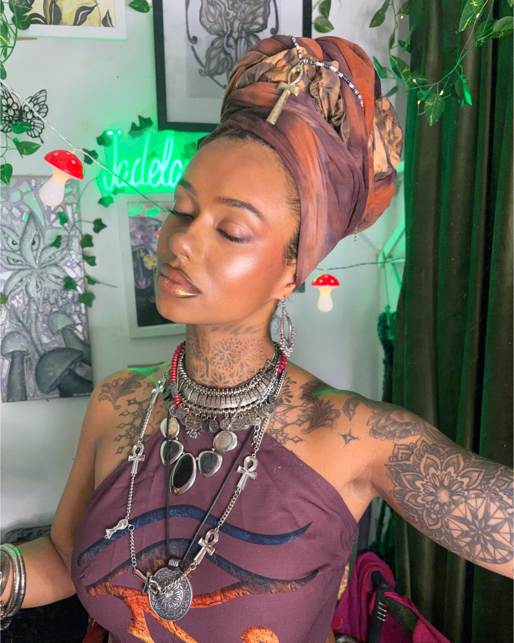 Erykah Badu Inspired makeup look for glowy golden skin ✨ Spring summer ready!

#LTKuk #LTKbeauty #LTKspring