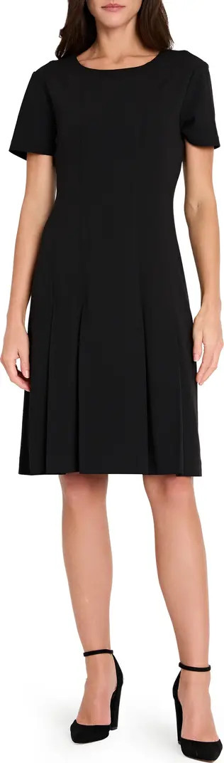 Stretch Crepe Fit & Flare Dress | Nordstrom