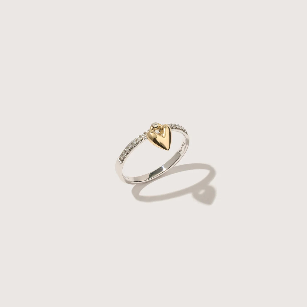 Diamond Heart Knocker Ring | Otiumberg