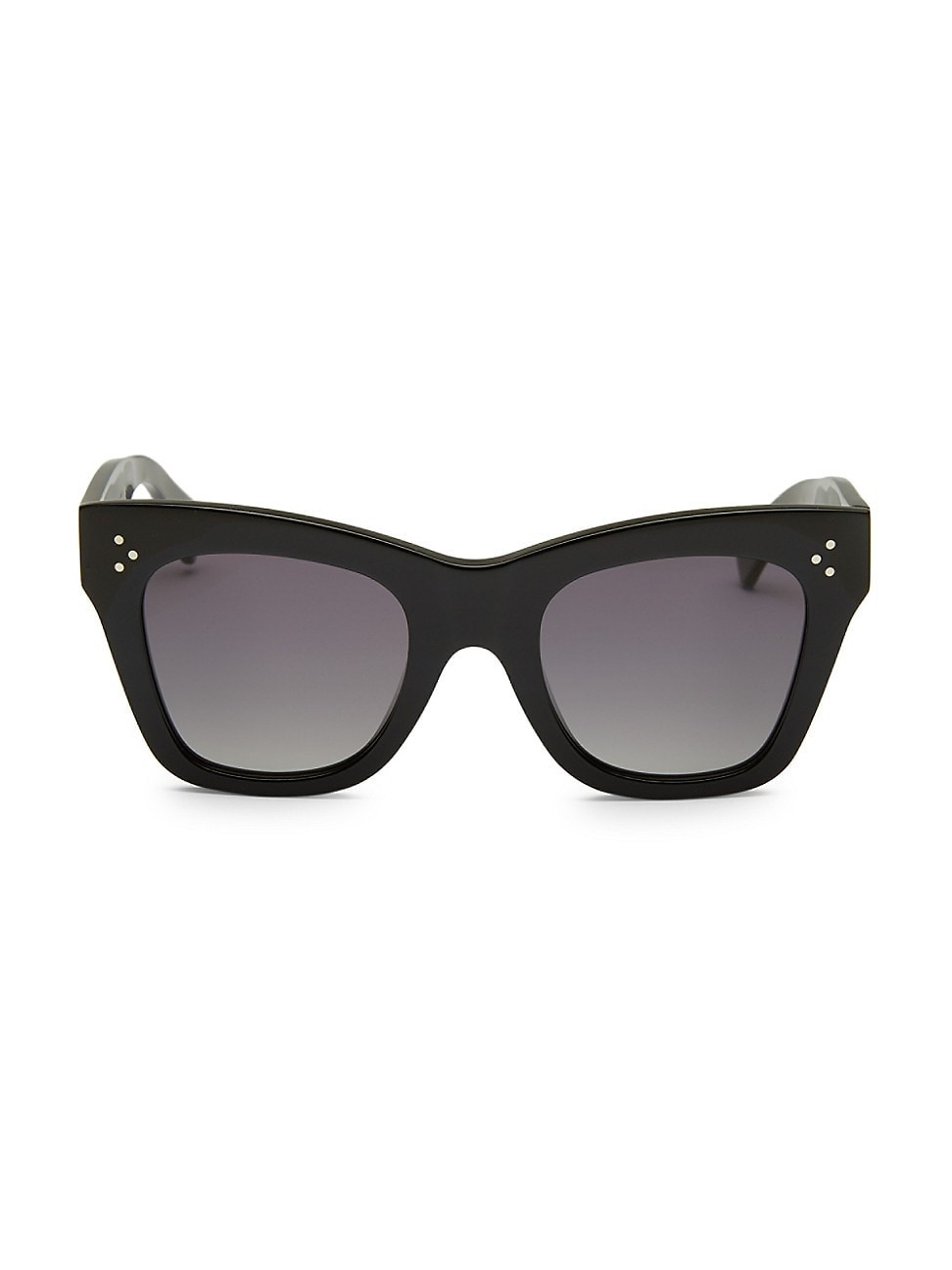 Women's 50MM Square Cat-Eye Sunglasses - Black | Saks Fifth Avenue