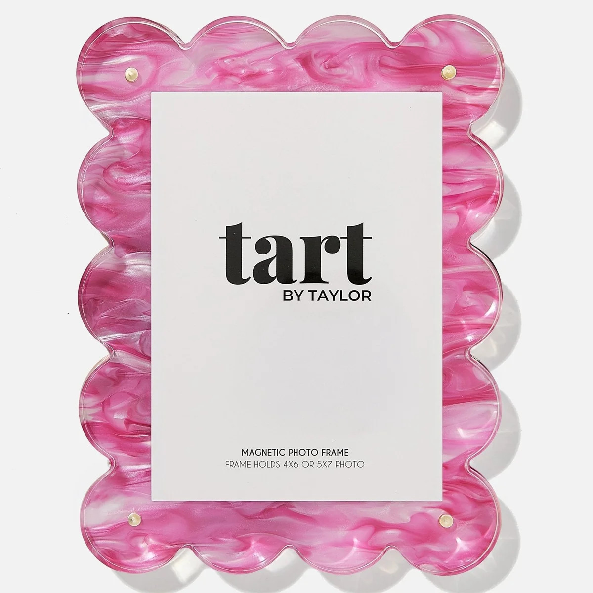 Pink Marbled Acrylic Picture Frame | Tart By Taylor