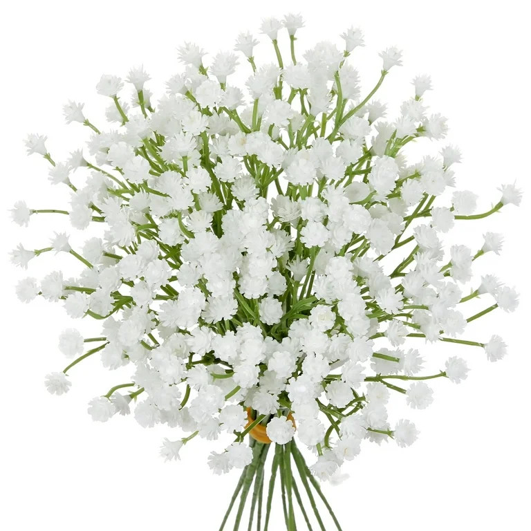 Briful 12 Pcs 9.8"Artificial Baby's Breath Flower Faux Gypsophila Flowes Arrangement Fake Flowers... | Walmart (US)