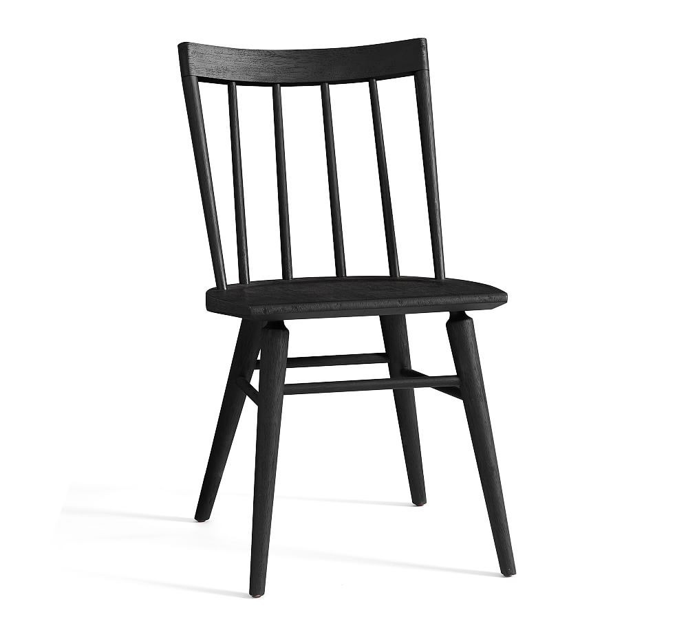 Shay Dining Chair, Black | Pottery Barn (US)
