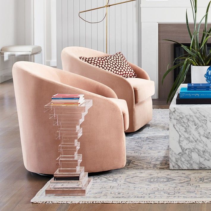 Stacked Acrylic Accent Table | Williams-Sonoma