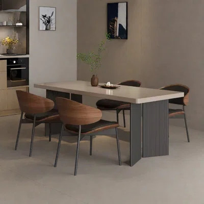 High-end dining table and chair combination. | Wayfair North America