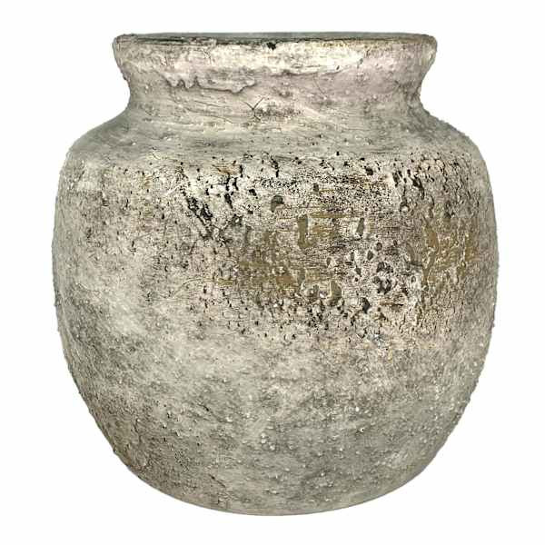 Rustic Wash Ceramic Vase, 5" | At Home