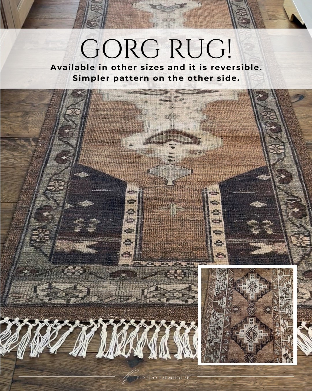 This rug! Gorgeous colors, beautiful texture, low pile and it’s reversible! It’s available in larger sizes as well.

#LTKSeasonal #LTKHome