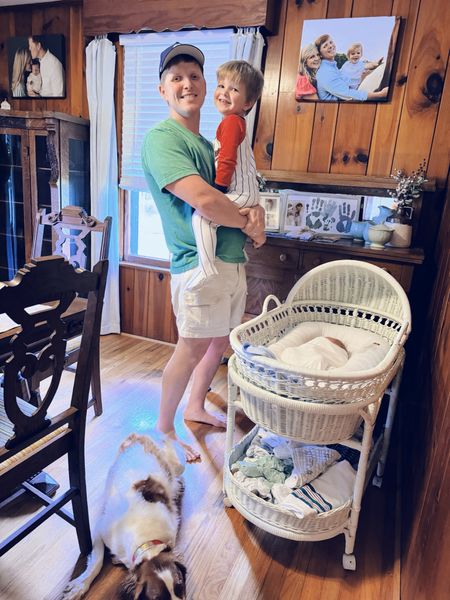 We had the best Father’s Day celebrating our favorite person - who will forever be “front door famous” to us!! 🚪🤩 You truly are the very best husband and “Dada,” @wesmabry , and we are so blessed to have you!!! 🥹🩵🫶🏽 Sweetest Father’s Day yet for you, as a new father of TWO babies!! 👶🏼💙👶🏼 #happyfathersday #fathersdaymemories 

We started the day off with alllll the Father’s Day morning celebrations for our favorite person in the whole wide world!! 🫶🏽🌎🩵 Special Father’s Day cards 💌 & presents 🎁, coffee 🧋☕️, the yummiest home cooked breakfast 🍳 (all of @wesmabry ‘s favorites 🥓😋🍯), and a sleepy 😴 lil’ newborn baby 👶🏼💤 as the sweetest gift of all!! 🥰👼🏼 We love you BIG, “Dada!” 😍

Can’t think of a sweeter way to spend Father’s Day afternoon than listening to @lukecombs’ new “Fathers & Sons” album 🎶🥹🩵 with fresh cut watermelon 🍉, porch swing newborn 👶🏼 snuggles 🥰, and hanging with my honey 🍯 while big brother Judson was napping!! 😴 I love you and our baby boys, @wesmabry !! 👶🏼🩵 What a sweet sweet season of life this is for our family!! 🥹🌾🫶🏽🤱 #newborndays #famoffour 

And our Sweet Baby Levi Rhett was all dressed up and smiling ☺️ in his “daddy’s sidekick” outfit 🫶🏽🩵 to go get some icecream downtown this evening🍦😋 - and ofcourse, he slept 😴 right through that, too hehe!! 💤🤭 I love these sleepy newborn days!! 🥰 And came back to a nursing baby (& those precious sounds 🥹) who fell right asleep on my chest… which might be the sweetest thing ever 👼🏼😴😭 - gosh I love this sweet angel baby and my “baby daddy” so!!!! 🤱🫶🏽🥰

#LTKHome #LTKBaby #LTKFamily