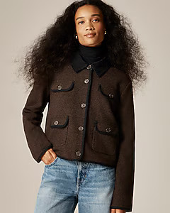 Knit jacket in wool blend | J. Crew US