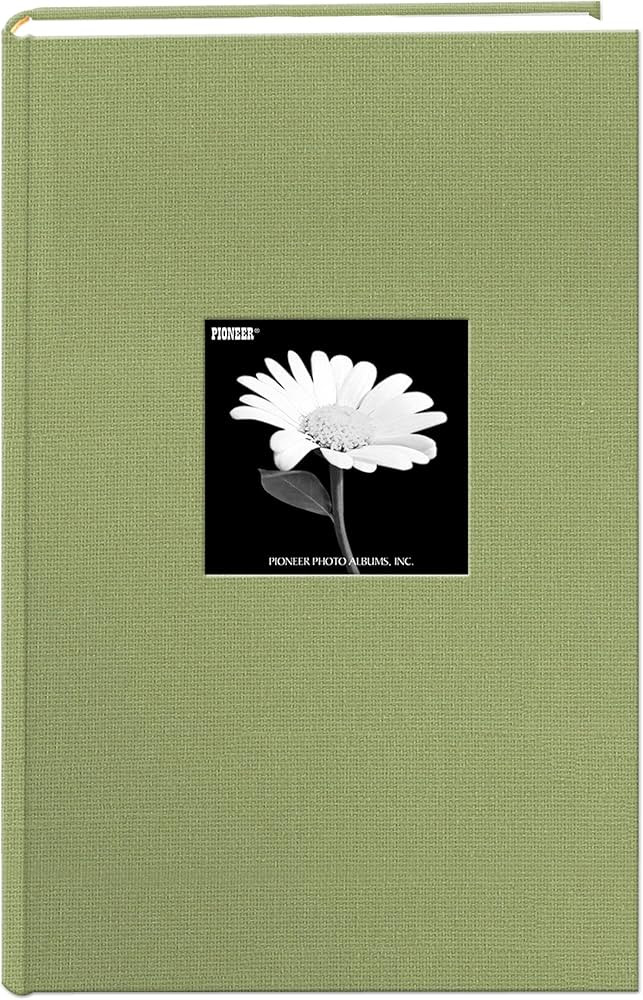 Fabric Frame Cover Photo Album 300 Pockets Hold 4x6 Photos, Sage Green | Amazon (US)