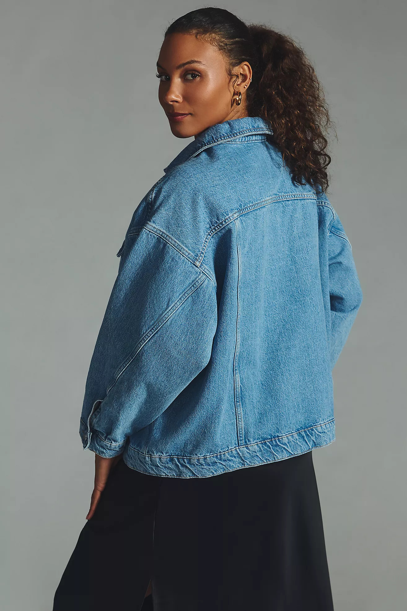 The Weston Denim Boyfriend Jacket by Pilcro | Anthropologie (US)