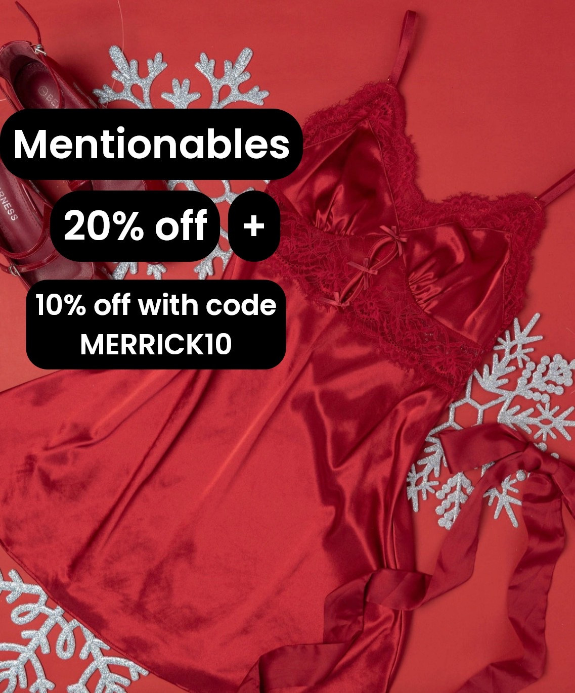  Mentionables Sale
20% off + use my code MERRICK10 for an additional 10% off

 

#LTKSaleAlert
