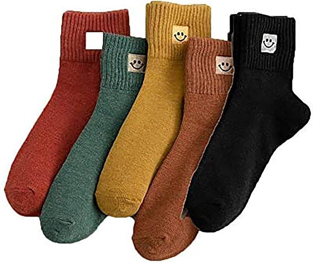 Socks ,Cute Smile Face Socks,Fashion Cartoon Socks, Socks Funny Low Cut Socks For Women, Lady, Gi... | Amazon (US)