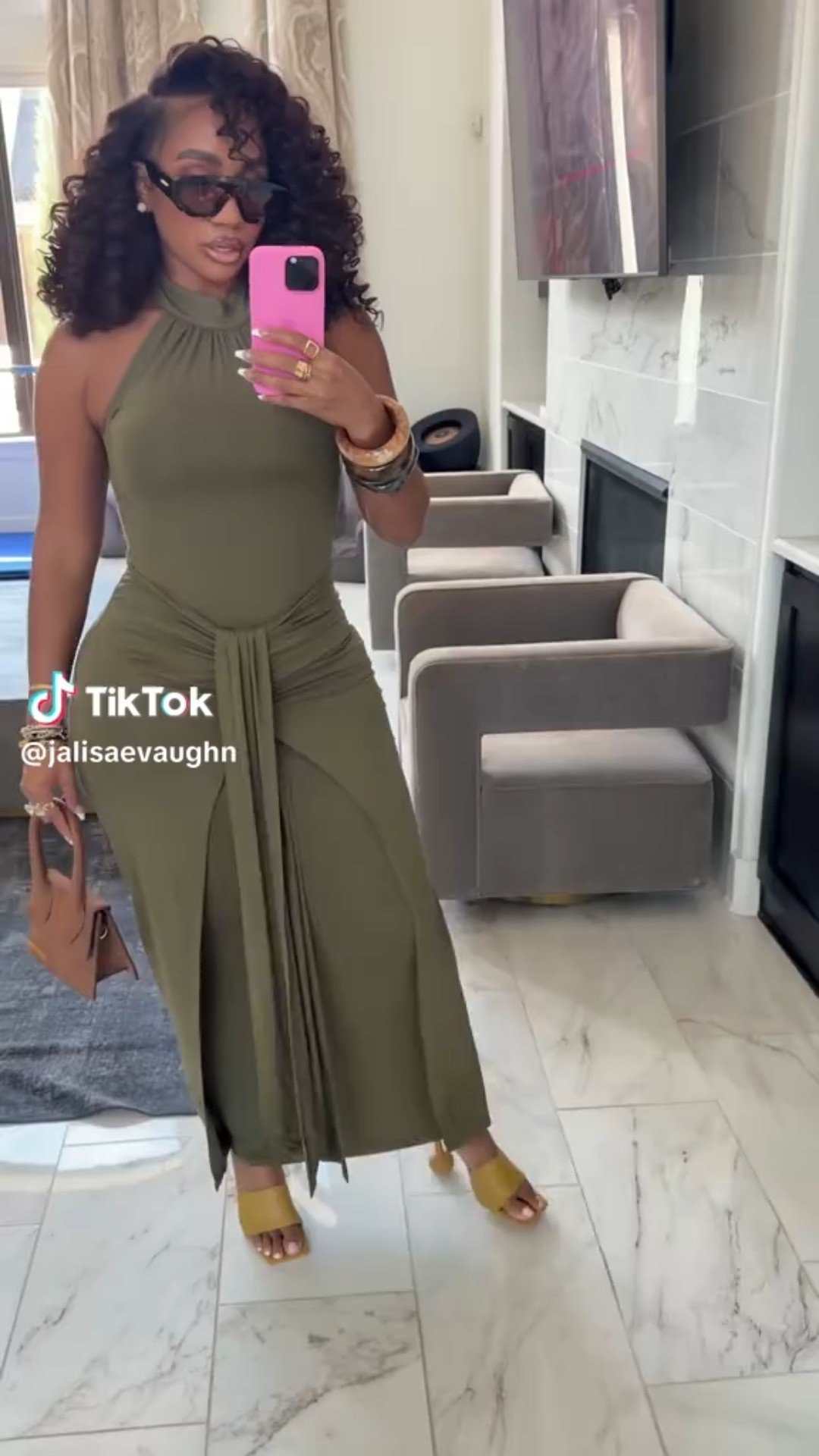 Affordable dress find from Amazon! Mixed with some high-end accessories perfect for date night or vacation!

#LTKMidsize #LTKootd #LTKFindsUnder50