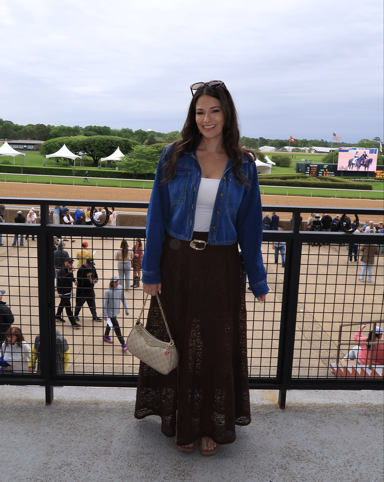 a few spring outfits from the weekend! What I wore to the horse races 🏇

Lace maxi skirt outfit, denim jacket, belt outift, denim dress, spring fashion, country concert outfit, concert outfit, date night outfit, summer style, festival outfit, spring nails, yellow nails, diy nails, 

#LTKFestival #LTKTravel #LTKootd