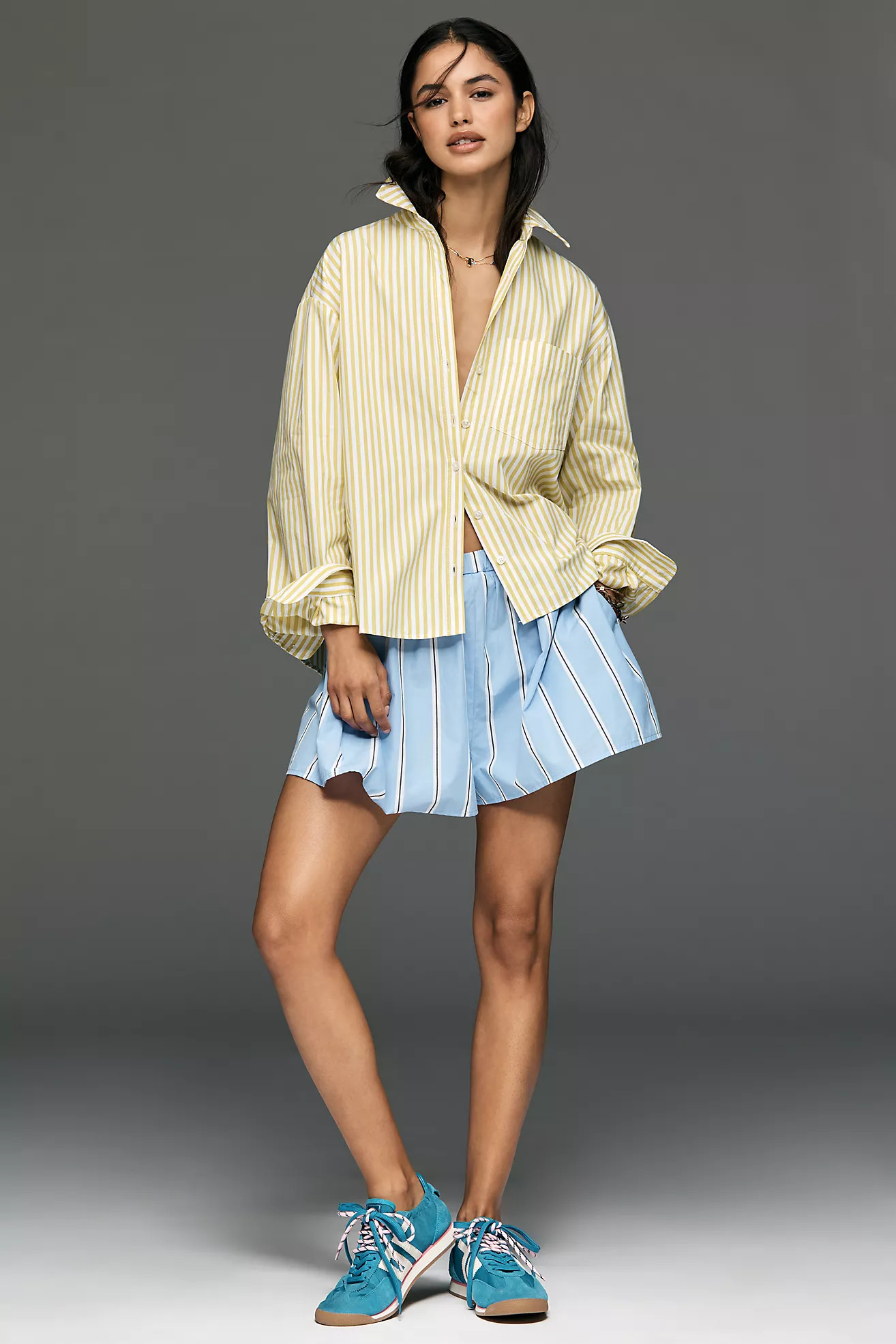 The Shrunken Bennet Buttondown Shirt by Maeve | Anthropologie (US)