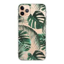 1pc Tropical Leaf Print iPhone Case | SHEIN