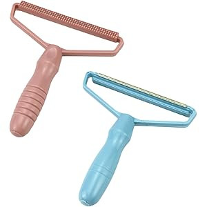 DEMIFUN Portable Pet Fur Hair Lint Remover for Clothes Carpet Couch Travel, Mannual Reusable Lint Ro | Amazon (US)