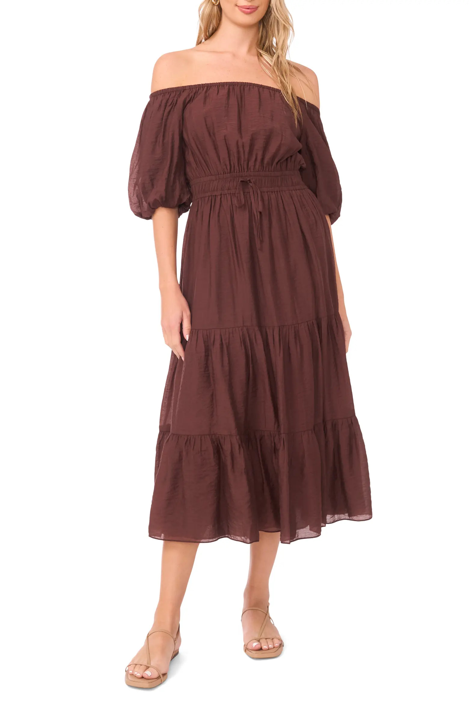 Off the Shoulder Tiered Maxi Dress (Women) | Nordstrom | Nordstrom