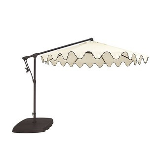 Bunny Williams 10' Mughal Arch Cantilever Umbrella | Ballard Designs, Inc.