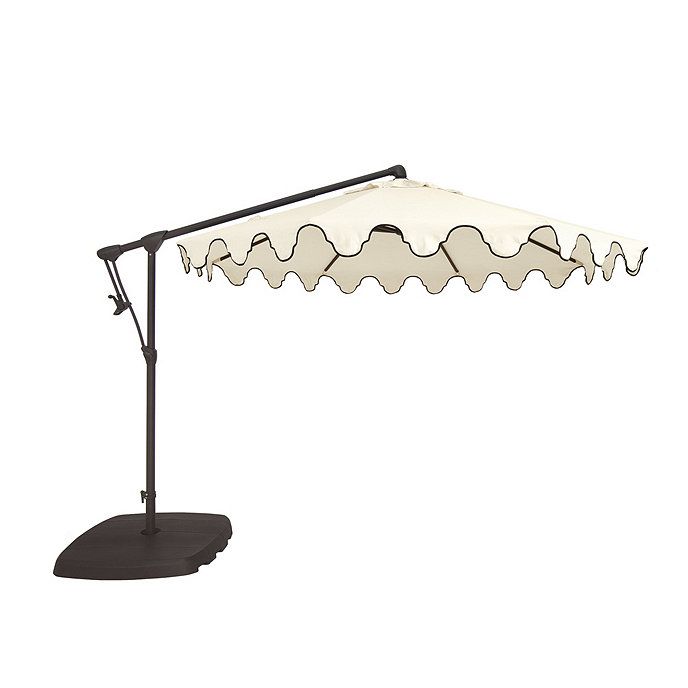 Bunny Williams 10' Mughal Arch Cantilever Umbrella | Ballard Designs, Inc.