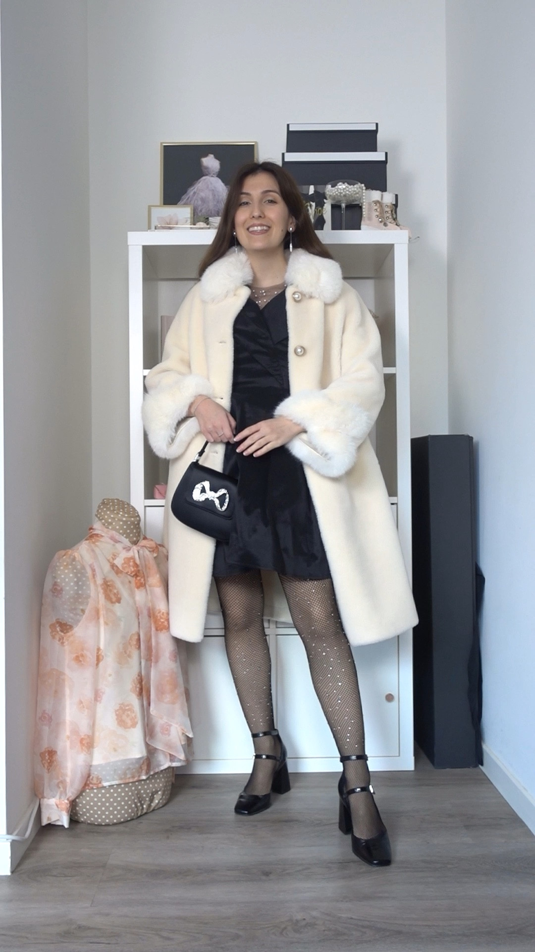 Day 20 of 25 days of festive outfits!

Today’s holiday look is inspired by a Nadine Merabi outfit that Freddy Cousin Brown wore recently. I fell in love with the look and wanted to recreate it!

To incorporate it on the festive outfit series I chose it for a city destination and because it’s too fabulous I’ve decided that the city we’ll visit with our imagination is New York! 
In my mind New York is one of the most glamourous cities in the world and I hope I’ll be able to visit soon. Have you ever been to New York? And if yes what is the one thing you recommend doing for sure?

Outfit details:
Coat: Santinni
Dress: Jarlo
Top: Chicwish
Tights: Calzedonia (sheer black), H&M (rhinestones)
Shoes: Bobbies
Bag: Mango
Bracelet: Pandora
Earrings and ring: Swarovski
Headband: Amazon (probably 😛)


#LTKeurope #LTKtravel #LTKpartywear