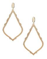 Sophee Clip On Drop Earrings in Gold | Kendra Scott