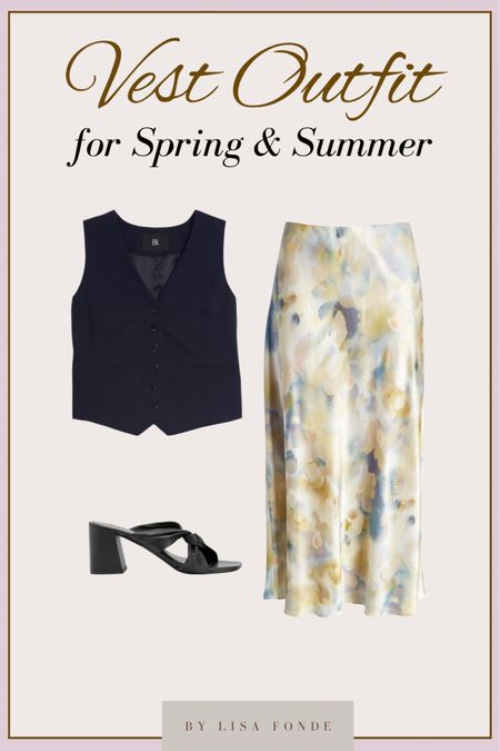 Blue vest summer outfit idea 

#LTKSeasonal