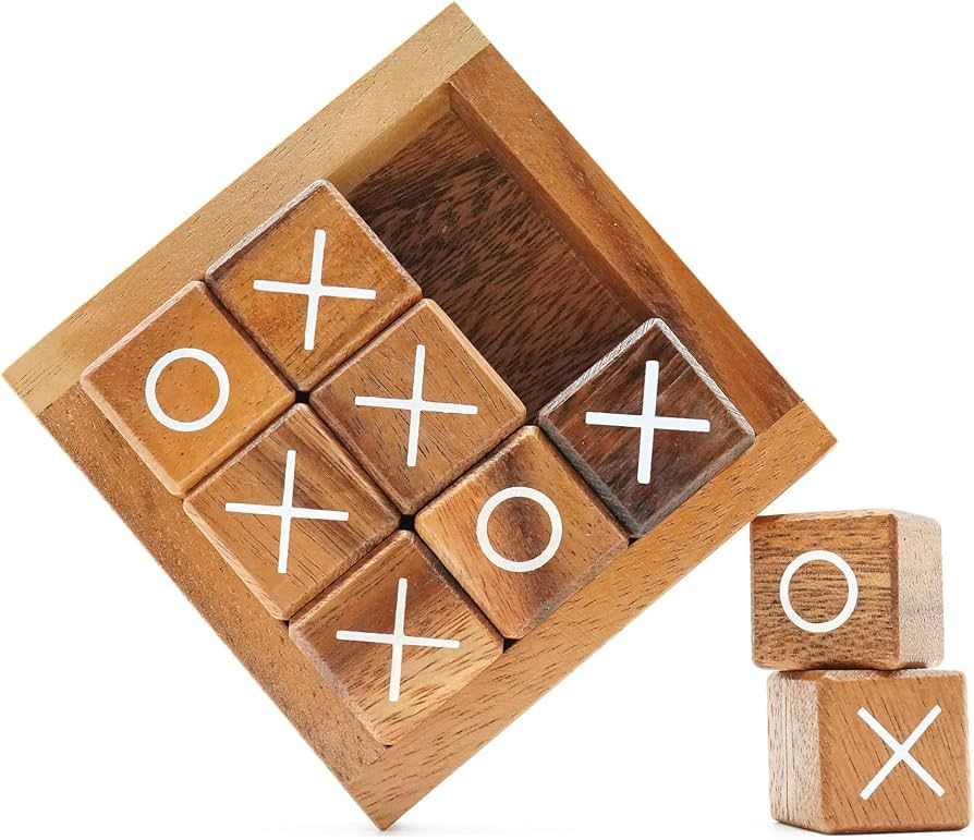 BSIRI Tic Tac Toe for Kids and Adults Coffee Table Living Room Decor and Desk Decor Family Games ... | Amazon (US)