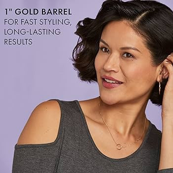 Hot Tools Pro Signature Gold Curling Iron | Long-Lasting, Defined Curls, (1 in) | Amazon (US)