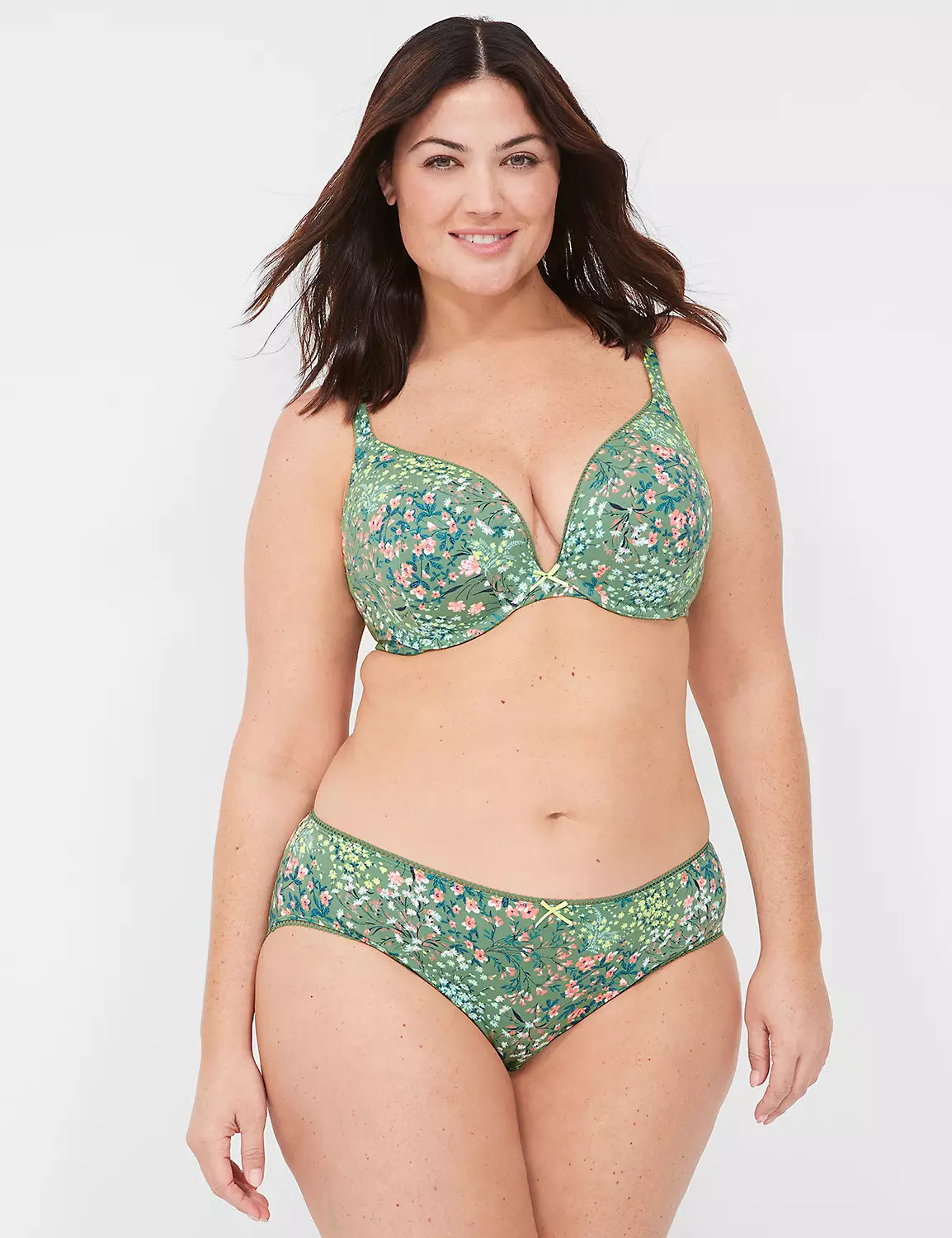 Cotton Boost Plunge Bra | LaneBryant | Lane Bryant (US)