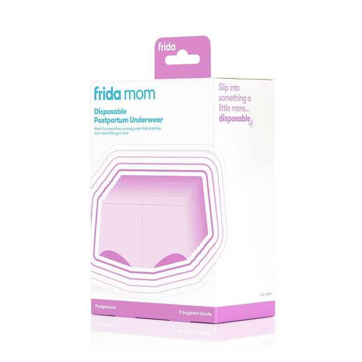 Frida Mom Disposable Postpartum Underwear Boy Shorts Briefs - Regular 8ct | Target